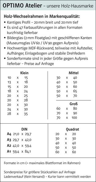 Preisliste Optimo Atelier
